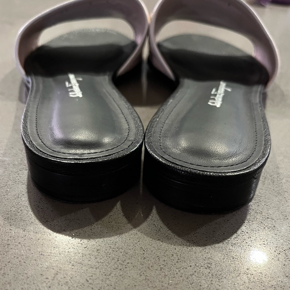 SALVATORE FERRAGAMO RHODES GANCINI LOGO SANDALS - Picture 6 of 10